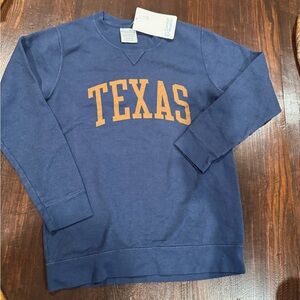 comfort wash UT Austin sweatshirt youth medium bought from coop. new with tags